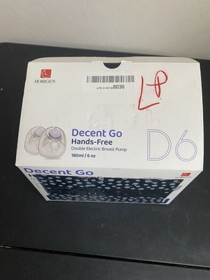 Double Electric Breast Pump D6  Horigen Hands Free Decent Go NEW