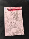HARLEYS LITTLE BLACK BOOK JUSTICE LEAGUE #47 QUINN JIM LEE SKETCH VARIANT 1