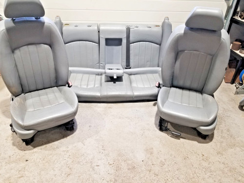 Jaguar X-Type Ledersitze, Rücksitze, Farbe Grau, Komplett Innenausstattung