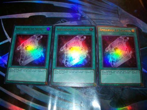 3x Spellbook of Secrets 1st Edition Ultra Rare CH02-EN032 Yu-Gi-Oh!