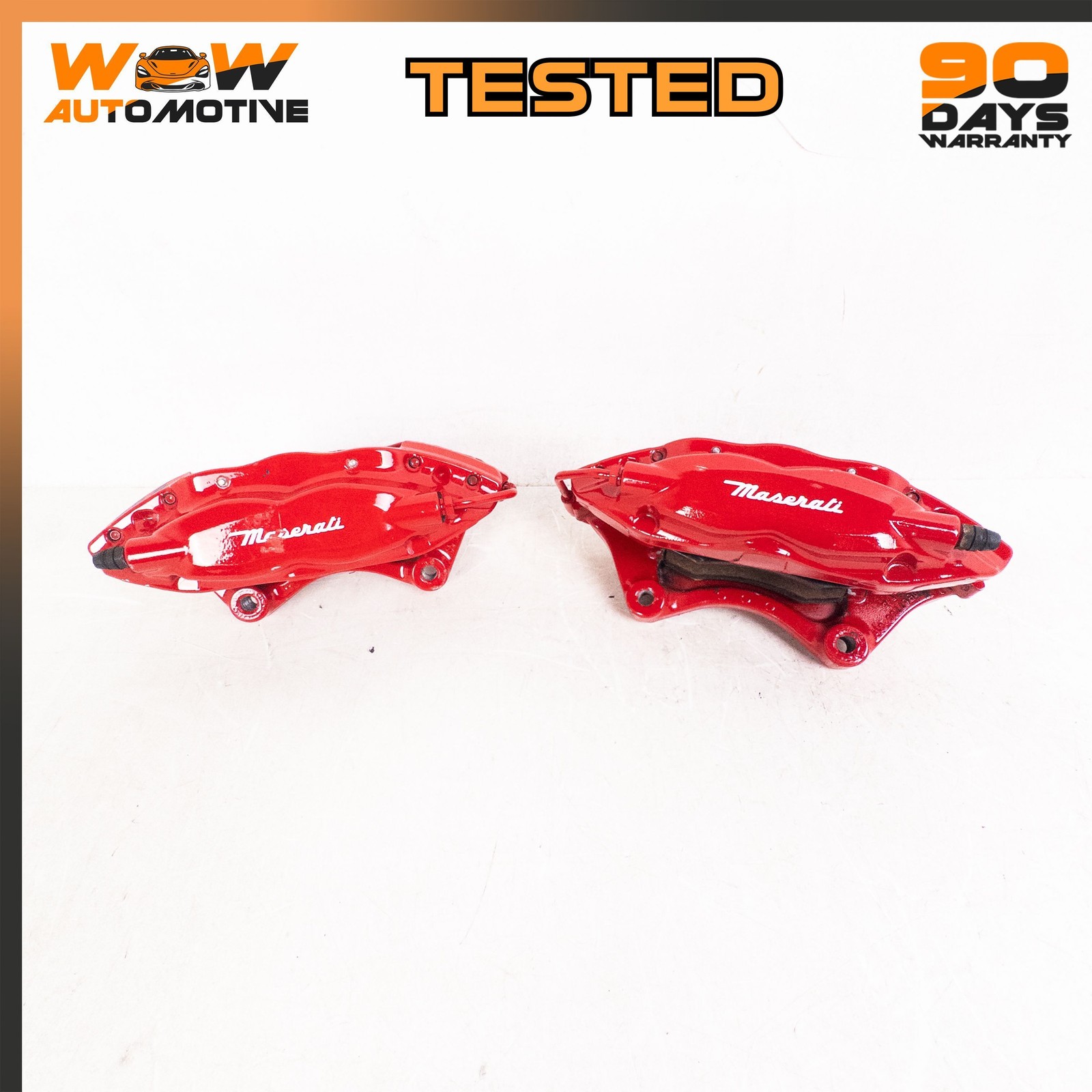 13-19 MASERATI QUATTROPORTE S Q4 REAR LEFT RIGHT BRAKE CALIPER ASSEMBLY SET OEM