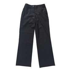 ASOS DESIGN Womens Black High Waisted Straight Leg Trousers Pants Size US 6