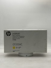 Genuine HP 654A CF332AC Yellow LaserJet Toner Cartridge - NEW