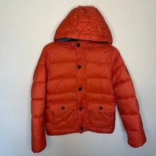 abercrombie kids Orange Unisex Puffy Hooded Jacket 15/16