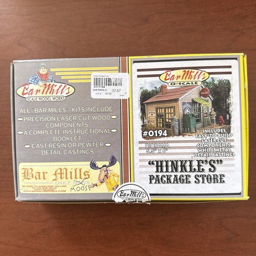 Kit de tienda paquete Hinkle's Bar Mills escala O 0194 | Zustand: Used
