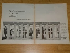 Magazine Ad* - 1962 - AT&T / Bell System -  (two-pages)