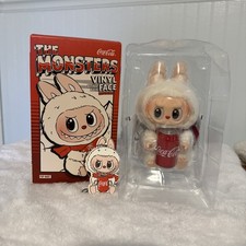 POP MART The Monsters Labubu Coca-Cola Plush Authentic Opened Box Happy Factor
