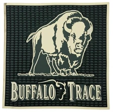 NEW Buffalo Trace Bourbon Distillery 12x12" Square Rubber Bar Service Spill Mat