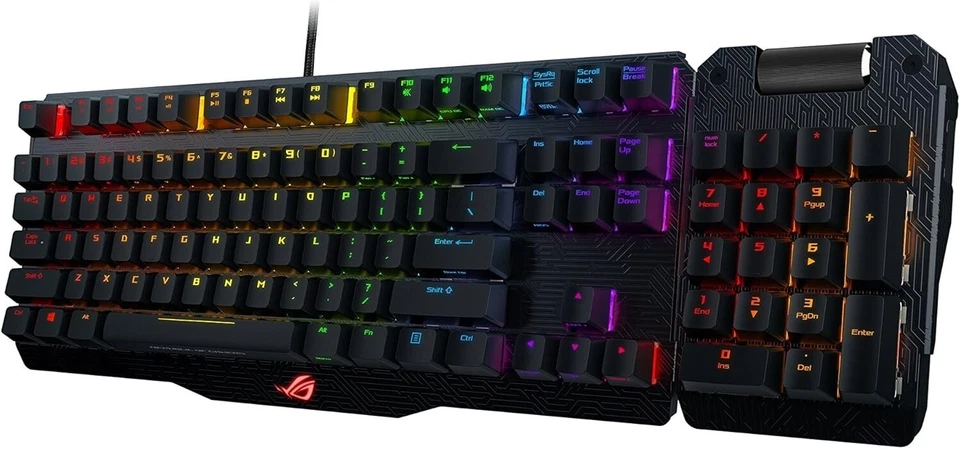Asus ROG Claymore mechanische Gaming Tastatur Cherry MX Red RGB Aura Sync QWERTZ - Bild 4 von 4