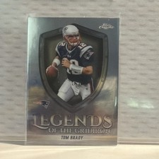 Tom Brady 2025 Topps Chrome Football - Legends of the Gridiron Insert LOG-9
