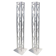 Clutch TB1-SQ34-820 8.20' TRUSSBOXone Truss 2-Pack with Base Plates