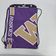 FOCO Washington Huskies Drawstring Backpack Purple Gold New