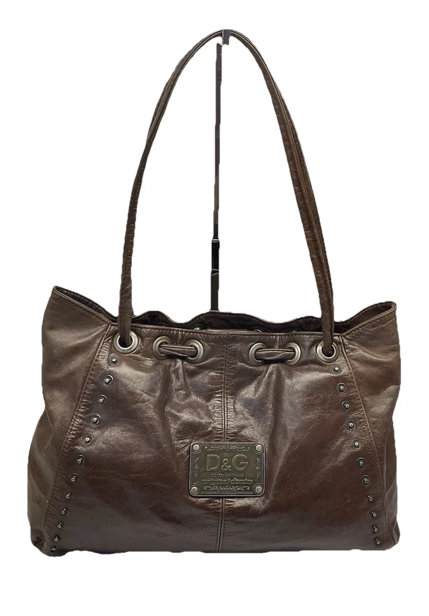 Dolce&Gabbana Leather Exterior Brown Bags & Handbags for Women for