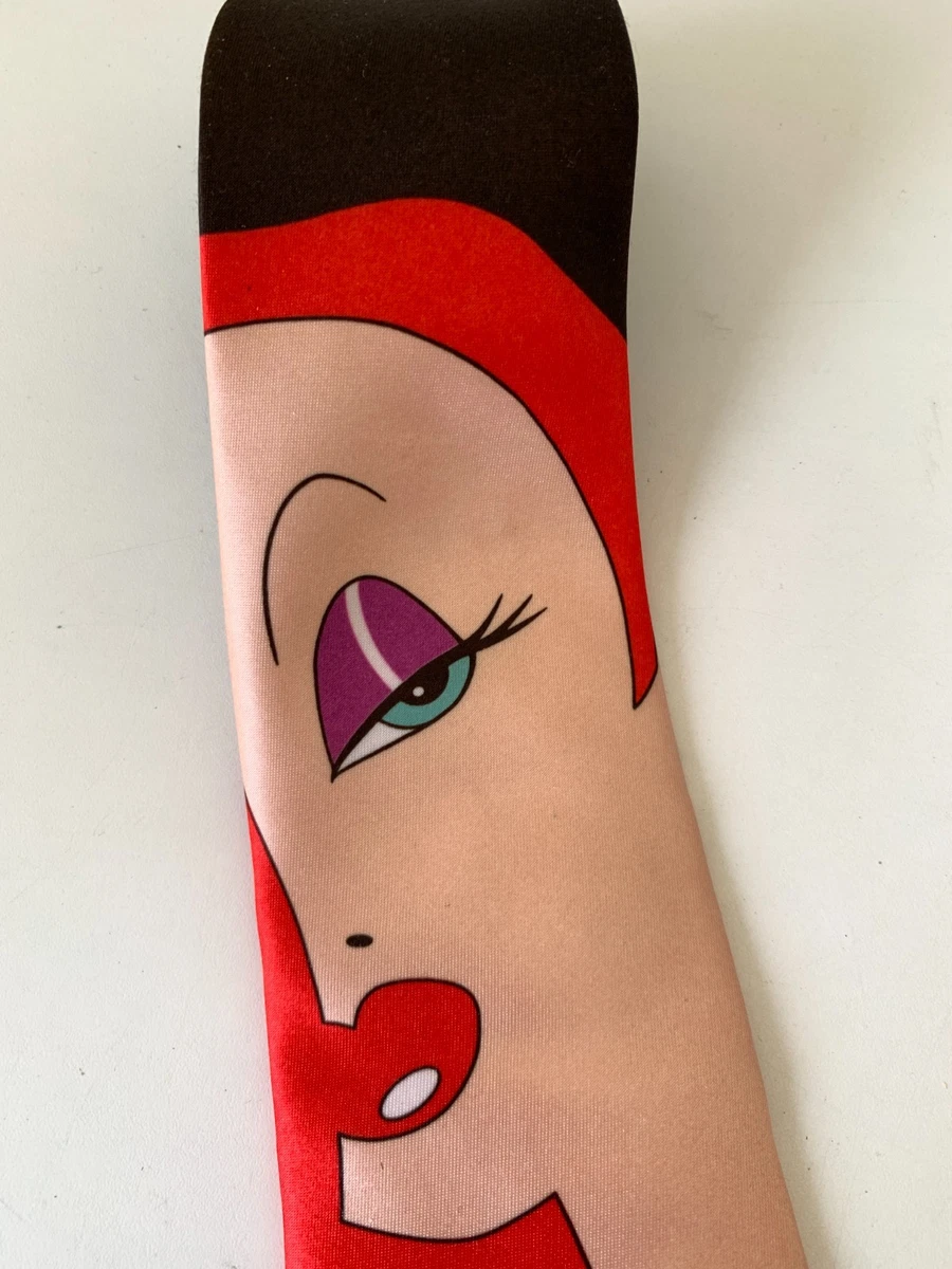 RARE Vintage 90s Jessica Who Framed Roger Rabbit Men's Neck Tie Disney