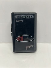Sanyo MGR63 AM/FM Stereo Cassette Player Portable Walkman New Belts  Works 