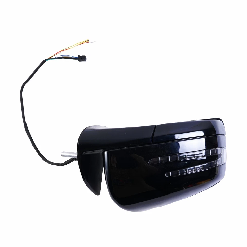 Conjunto de espejo retrovisor lateral negro para Mercedes Benz W164 X164 ML GL 2005-2011 Foto 3 de 4