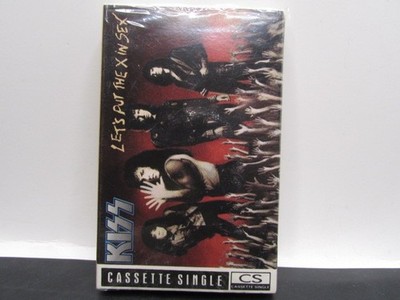 KISS Let's Put The X In Sex 1988 Cassette Tape Single Mercury 872246 New SEALED