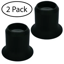 10X Jewelers Loupe Magnifying Glass Coin Magnifier Eye Loop Pocket Jewelry 2 pcs