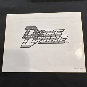 Double Dribble JUEGO ORIGINAL NINTENDO NES y direcciones &iexcl;Aut&eacute;ntico! Como fotos