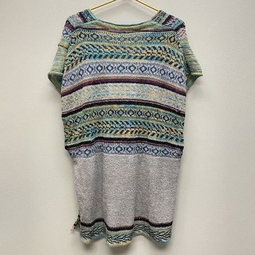 Free People Moonlit Path Sweater Knit Top Tassel Tie Tunic Bohemian Size Medium - Picture 7 of 12