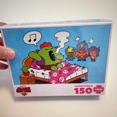 LINE FRIEND Brawl Stars Spike Leon El Primo Bed Jigsaw Puzzles 150pcs 8x11 Korea
