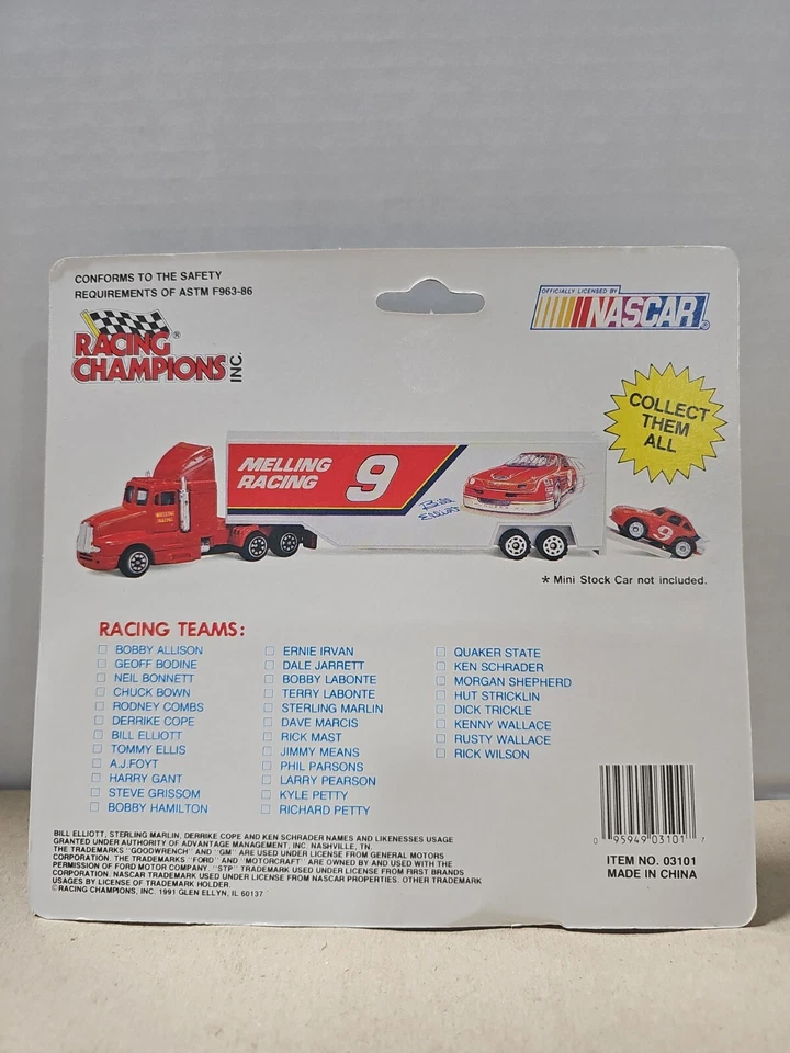 Carreras Campeones Bobby Allison #12 Buick Racing Diecast 18 Ruedas Remolque Nuevo de Lote Antiguo Foto 3 de 3