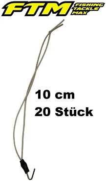 FISHING TACKLE MAX FTM Schnuranker 10 cm 20 Stück Schnur Anker