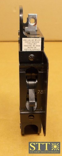 CF1-Z105-8 HEINEMANN CIRCUIT BREAKER 75 AMP 125VDC 1-POLE - Picture 4 of 4