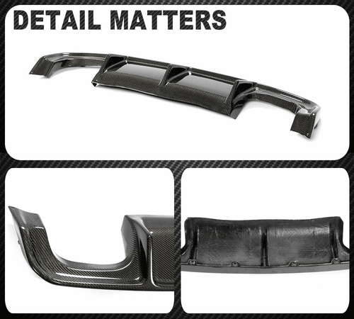 Carbon Heckdiffusor Diffusor Spoiler Lippe Passt für BMW X5M F85 X6M F86 2015-19 - Picture 10 of 10