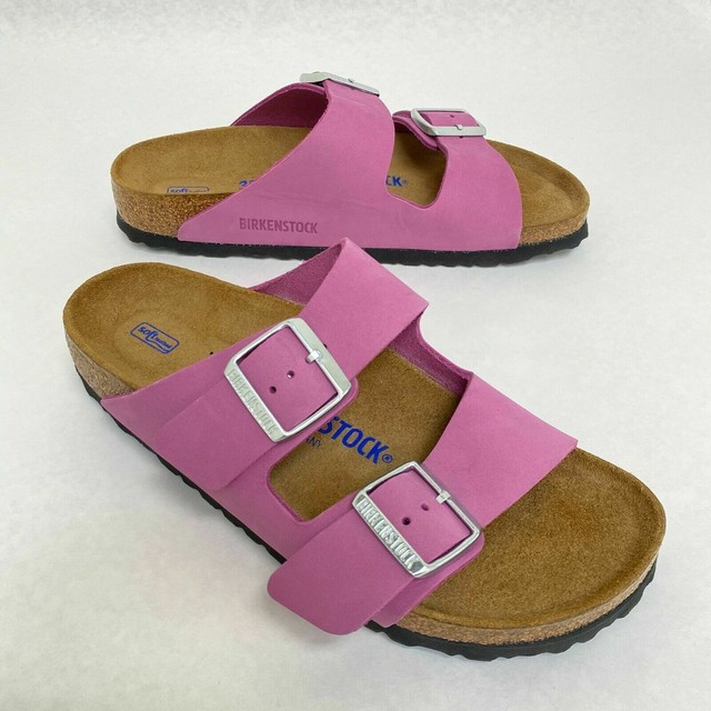 Birkenstock Womens Arizona Soft Foodbed Sandal Purple Orchid Size 38 N EU 7-7 for sale online 