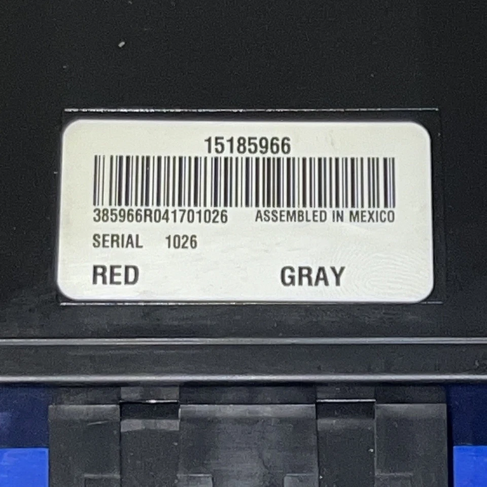 15185966 TAHOE ESCALADE YUKON SUBURBAN 2003-2006 REAR A/C HVAC CONTROL MODULE - Image 2 of 2