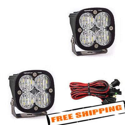 Baja Designs 497805 Squadron Pro Black LED Auxiliary Light Pod, Pair