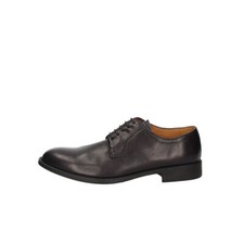 SCARPE DERBY INGLESE CASUAL UOMO CAMPANILE 2637 PELLE NERO ORIGINALE PE NEW