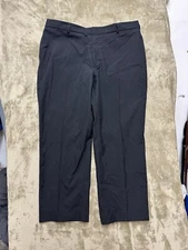 Defense Logistics Agency Men Size 40R Black Wool Blend Dress Pants Trousers