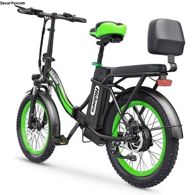 750W Folding Electric Bicycle 48V 13AH Urban E-Bike Fat Tire 20 inch City Bike