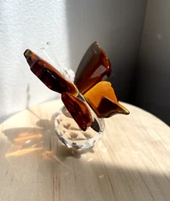 Crystal Butterfly Crystal Figurine 2in SunCatcher Home Decor BohemiaCrystal Gift