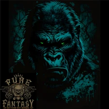 A Mean Gorilla Dark Style Mens Light Cotton T-Shirt