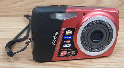 FOR PARTS* Kodak EasyShare (M531) Red / Silver 14 MP Digital