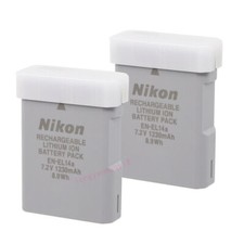 2pcs For Nikon EN-EL14a Battery D5300 D5600 D5500 D3300 P7800 P7700