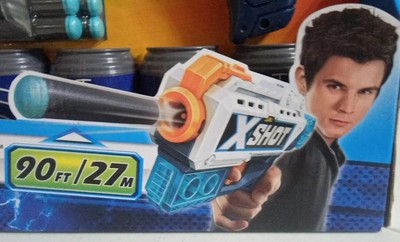 X-Shot Excel Double Kickback Foam Dart Blaster Combo Pack (8 Darts, 6 Cans)...