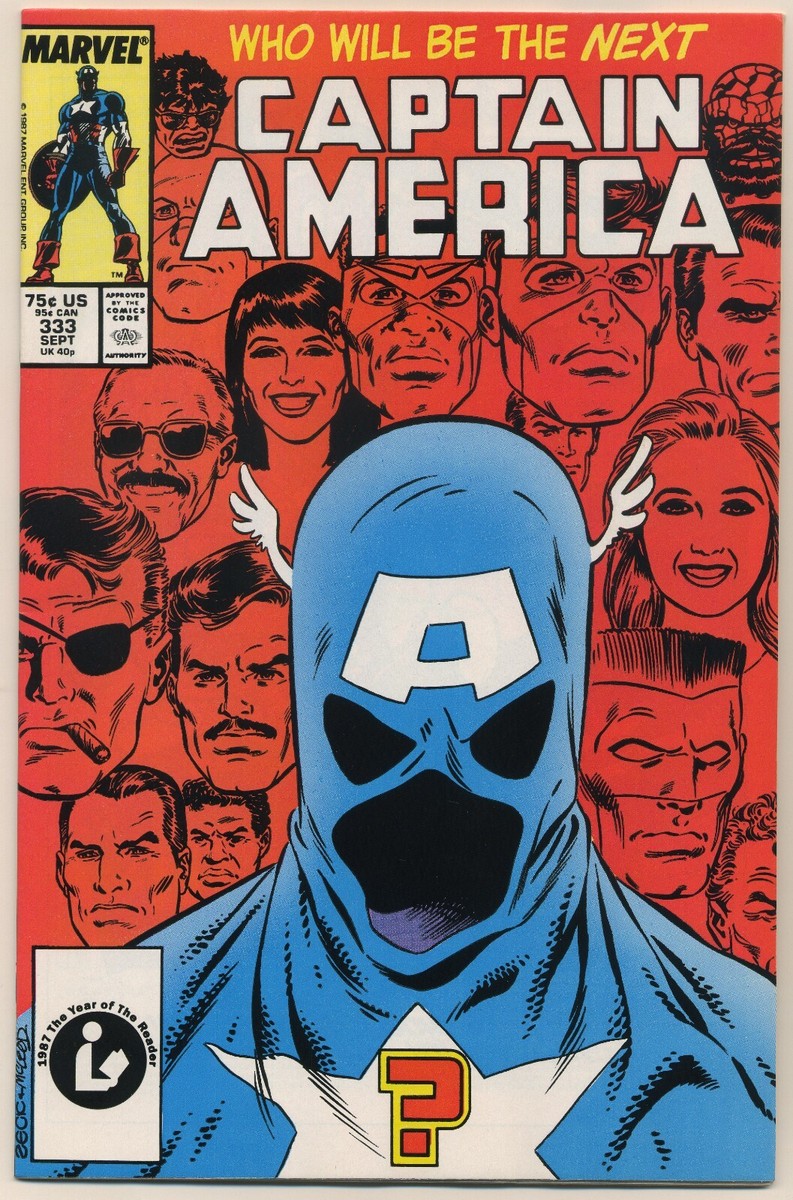 Captain America 333 NM 9.4 1987 Marvel 1st John Walker Cap Mike