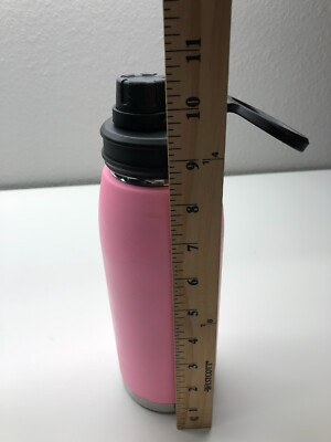 HydraPeak Water Bottle Pink 32 oz Stainless Steel Chug Lid Handle