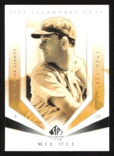 2004 SP Legendary Cuts MEL OTT Base Baseball card NEW YORK GIANTS