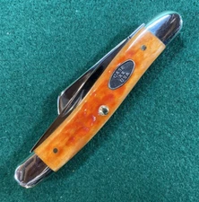 Case Med Stockman Whiskey Pocket Worn Standard Jig Bone, Mod 23005, Pat 6318 CV