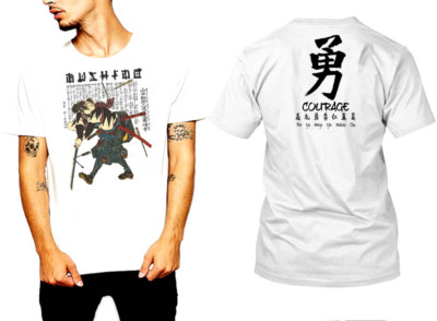 Samurai T-shirt Bushido Code Japanese Assassins Samurai Sword And Warrior new