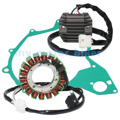 Stator Coil+Regulator+Gasket Fits for Yamaha XVS650A Drag Star Classic 2004-2006