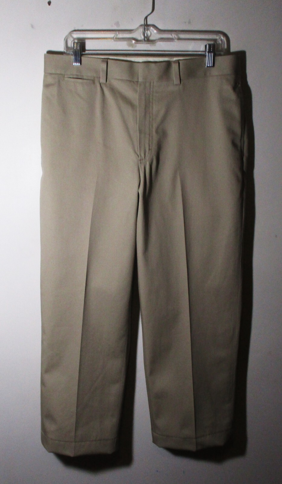 33X26 L.L. BEAN Khaki Tan Khaki Chino Pants Size 33 Short NWOT