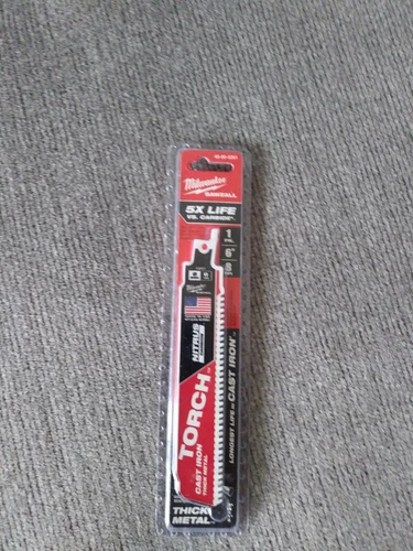 MILWAUKEE 48-00-5261 6" 8TPI TORCH NITRUS CARBIDE TEETH METAL CUTTING NEW