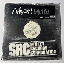 Street Records Corporation Akon Ghetto Vinyl Record NEW Sealed Free Shipping.