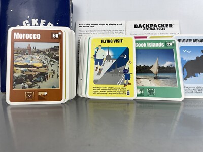 BACKPACKER - the Ultimate Travel Game - Fun Pocket Sized Card Game about Travell